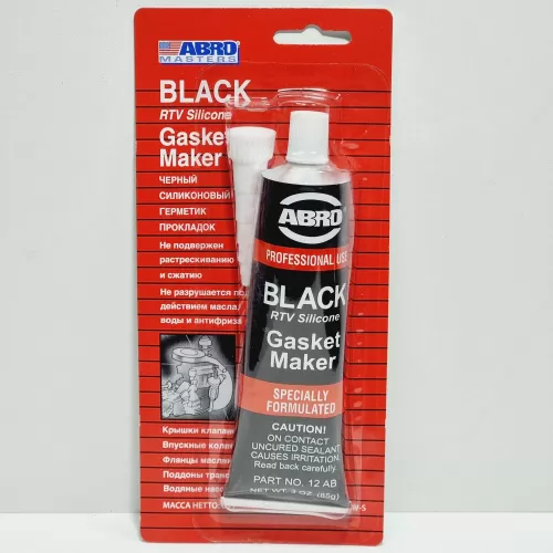 Герметик-прокладка силиконовый ABRO 12-AB-CH-RW-S черный 85 г