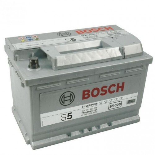 Аккумулятор BOSCH S5 Silver Plus 77 Ah