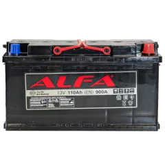 Аккумулятор ALFA Hybrid (110А/ч) 900A,R+