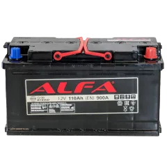 Аккумулятор ALFA Hybrid (110А/ч) 900A,R+