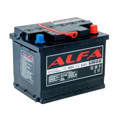 Аккумулятор ALFA Hybrid (62А/ч) 560A,R+