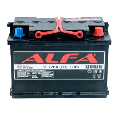 Аккумулятор ALFA Hybrid (75А/ч) 720A,R+