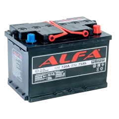 Аккумулятор ALFA Hybrid (75А/ч) 720A,R+