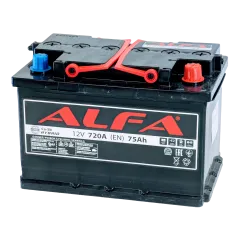 Аккумулятор ALFA Hybrid (75А/ч) 720A,R+