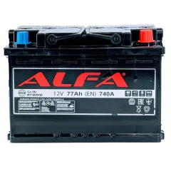 Аккумулятор ALFA Hybrid (77А/ч) 740A, R+