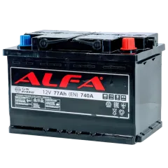 Аккумулятор ALFA Hybrid (77А/ч) 740A, R+