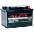 Аккумулятор ALFA Hybrid (77А/ч) 740A, R+