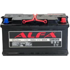 Аккумулятор ALFA Hybrid (90А/ч) 800A,R+