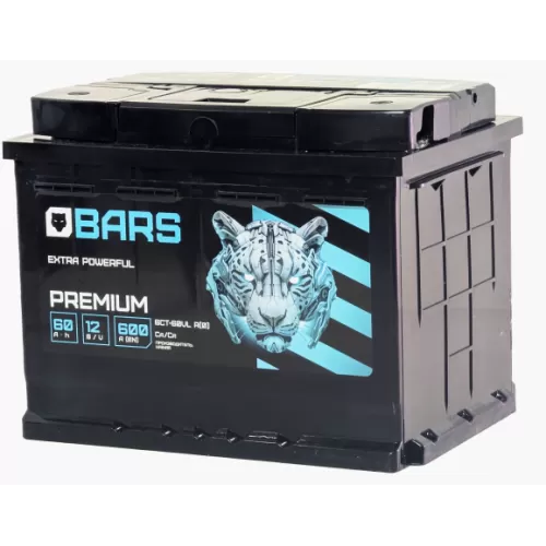 Аккумулятор BARS Premium 60 R+