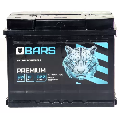 Аккумулятор BARS Premium 60 R+