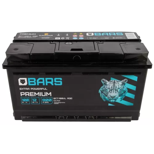 Аккумулятор BARS Premium 100 R+