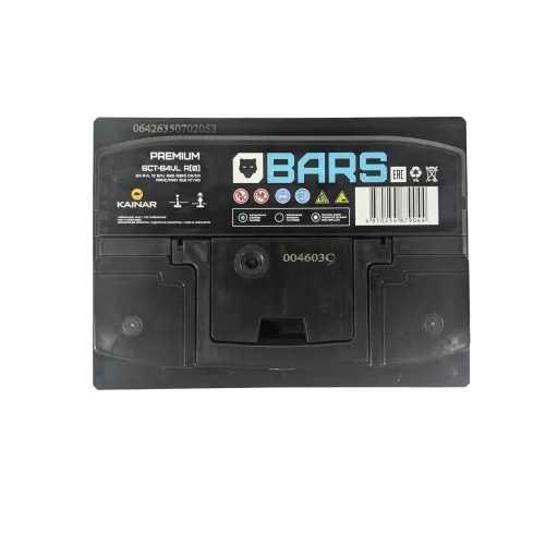 Аккумулятор BARS Premium 64 R+