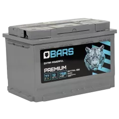 Аккумулятор BARS Premium 77 R+
