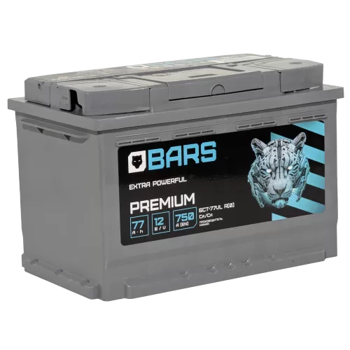Аккумулятор BARS Premium 77 R+
