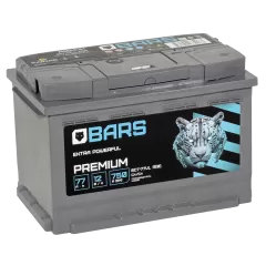 Аккумулятор BARS Premium 77 R+