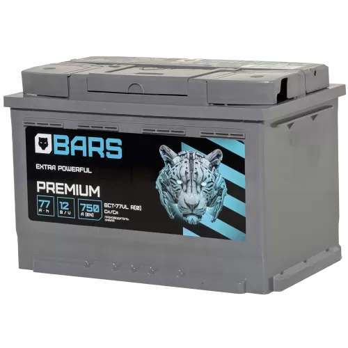 Аккумулятор BARS Premium 77 R+