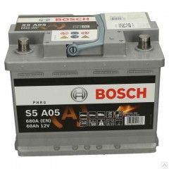 Аккумулятор BOSCH S5 A05 AGM 60 Аh