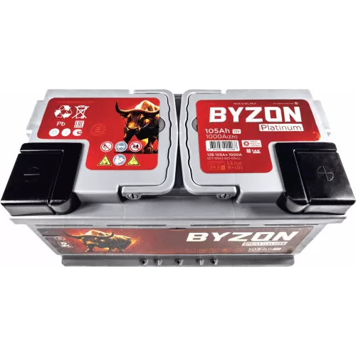 Аккумулятор BYZON Platinum (105 Ah) 1000 A, 12 V Обратная, R+