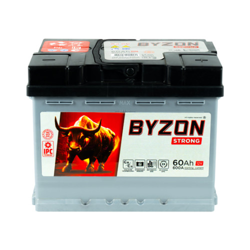 Аккумулятор Byzon Strong 60 A/h 600 А R+ 242x175x190 мм