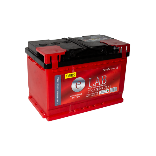 Аккумулятор E-LAB + EFB (75 Ah)