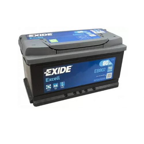 Аккумулятор EXIDE EXCELL EB802 (80 A/H), 700A R+