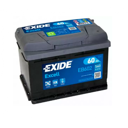 Аккумулятор EXIDE EXCELL EB602 (60 A/H), 540A R+