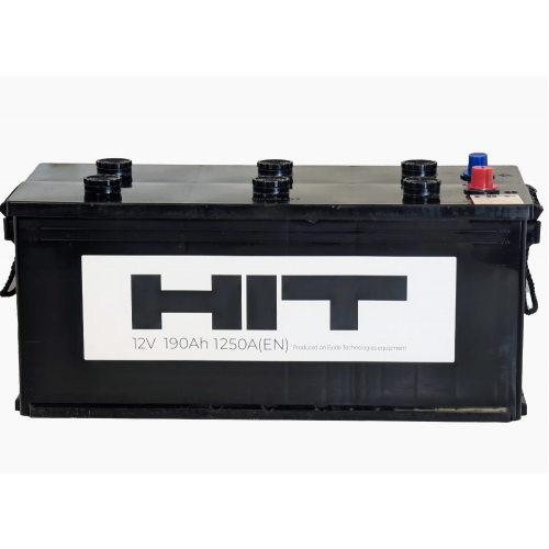 Аккумулятор HIT 12v, 190Ah, 1250A, L+(3) euro, D4 (A), B13