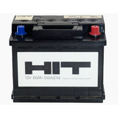 Аккумулятор HIT 12v, 60Ah, 510A, R+(0), L2, B13