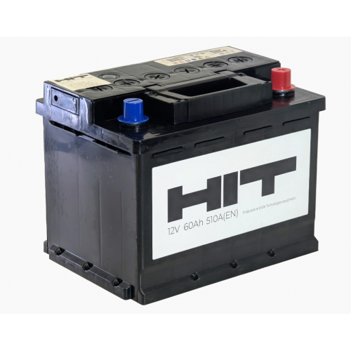 Аккумулятор HIT 12v, 60Ah, 510A, R+(0), L2, B13