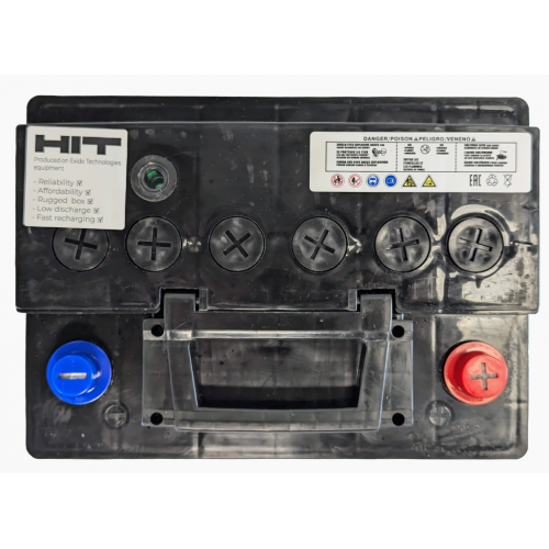 Аккумулятор HIT 12v, 60Ah, 510A, R+(0), L2, B13