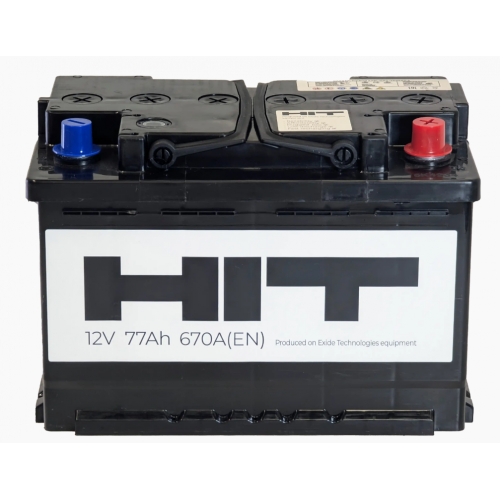 Аккумулятор HIT 12v, 77Ah, 670A, R+(0), L3, B13