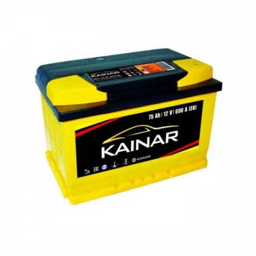 Аккумулятор Kainar (75 A/h), 690A R+