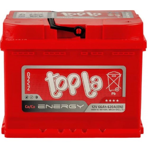 Аккумулятор TOPLA (66 A/h), 620A R+