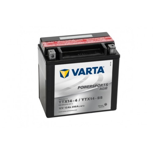 Аккумулятор VARTA Powersports 12 Ah AGM 512014010 (YTX14-4)