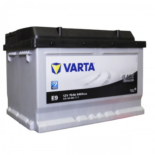 Аккумулятор VARTA Black Dynamic E9 (70 А/h), 640А R+ (570 144 064)