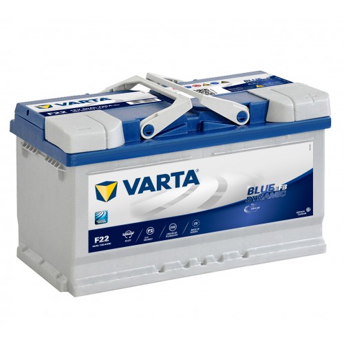 Аккумулятор Varta Blue Dynamic EFB F22 (80 А/h), 730А R+ (580 500 073)