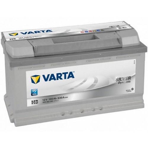 Аккумулятор VARTA Silver Dynamic H3 (100 А/h), 830А R+ (600 402 083)