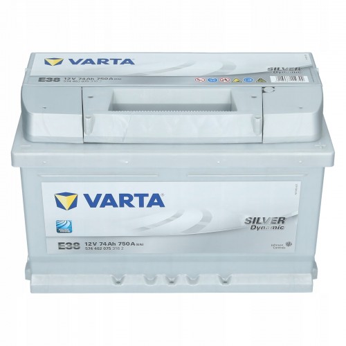 Аккумулятор VARTA Silver Dynamic E38 (74 А/h), 750A R+ (574 402 075)