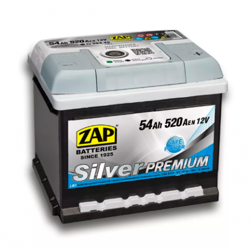 Аккумулятор ZAP SILVER PREMIUM 54 Ah