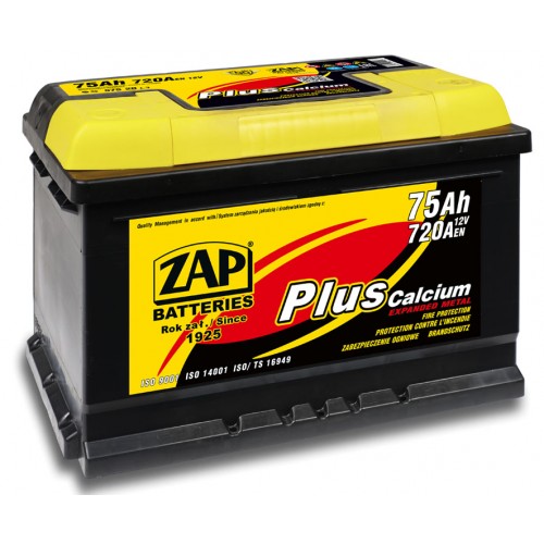 Аккумулятор ZAP PLUS 75 Ah