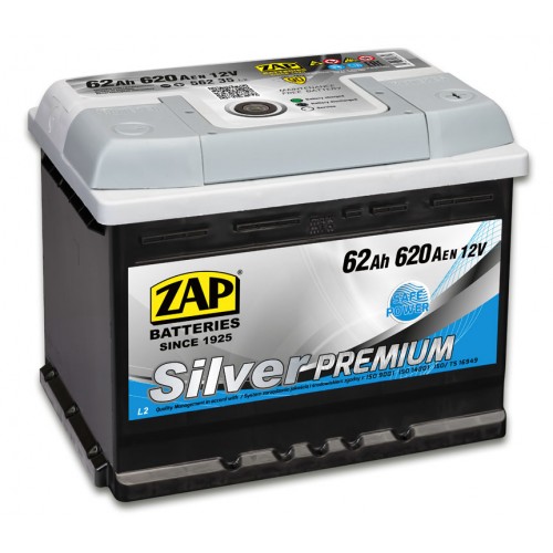 Аккумулятор ZAP SILVER PREMIUM 62 Ah