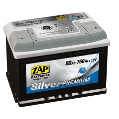 Аккумулятор ZAP SILVER PREMIUM 80 Ah