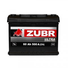 Аккумулятор ZUBR ULTRA (60 A/h), 600A L+